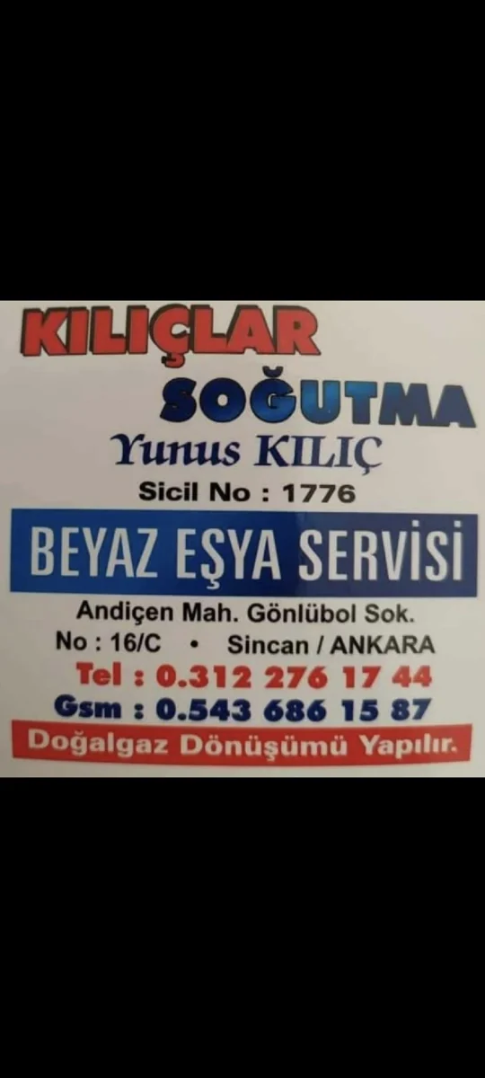 KILIÇLAR SOĞUTMA firma görseli 1