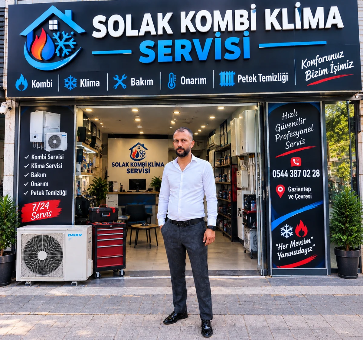 SOLAK TEKNİK KOMBİ KLİMA SERVİSİ firma görseli 1